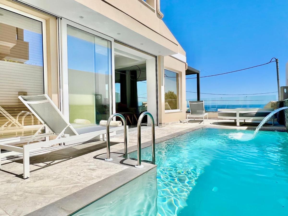 Luxury Villa Barbati Sun With Private Pool By Dadovillas Exterior photo