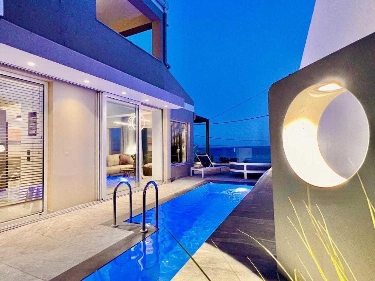 Luxury Villa Barbati Sun With Private Pool By Dadovillas Exterior photo