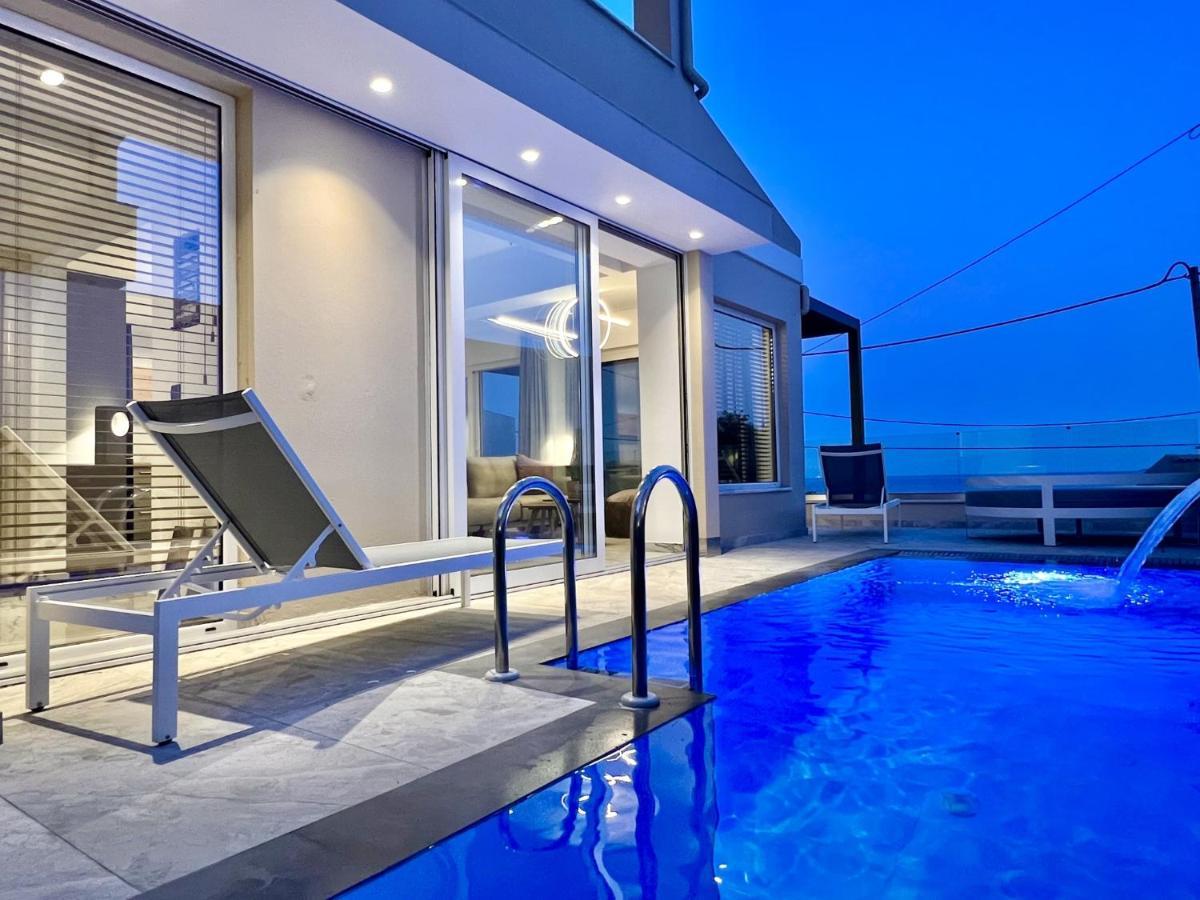 Luxury Villa Barbati Sun With Private Pool By Dadovillas Exterior photo